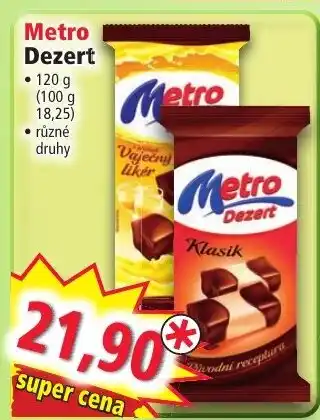 Norma Metro Dezert nabídka