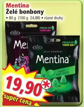 Norma Mentina Želé bonbony nabídka