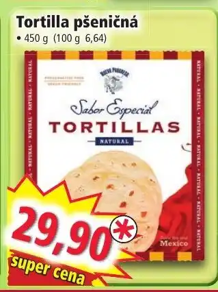 Norma Tortilla pšeničná nabídka