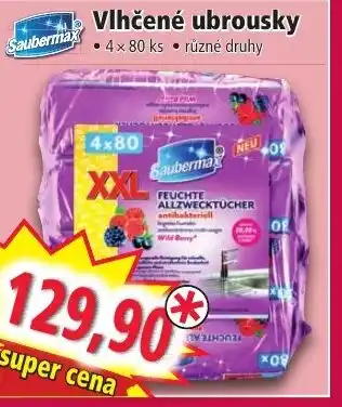 Norma Vlhčené ubrousky nabídka