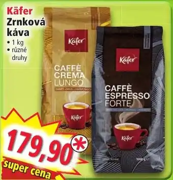Norma Käfer Zrnková káva nabídka