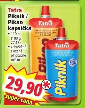 Norma Tatra Piknik / Pikao kapsička nabídka