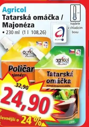 Norma Agricol Tatarská omáčka / Majonéza nabídka