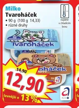 Norma Milko Tvaroháček nabídka