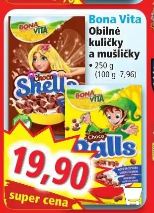 Norma Bona Vita Obilné kuličky a mušličky nabídka