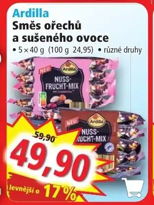 Norma Ardilla Směs ořechů a sušeného ovoce nabídka