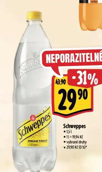 Albert Schweppes tonic nabídka