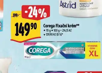 Albert Fixační krém corega nabídka