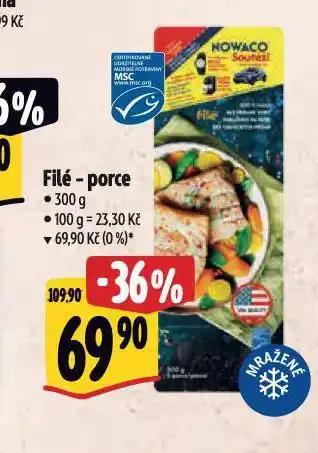 Albert Filé porce nabídka
