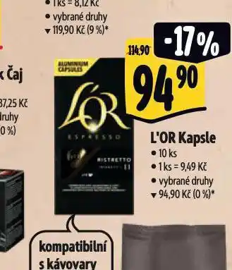 Albert Kávové kapsle l'or nabídka