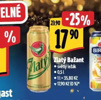 Albert Pivo zlatý bažant nabídka