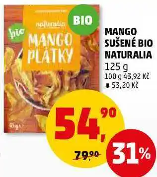 Penny Market Mango sušené bio naturalia, 125 g nabídka