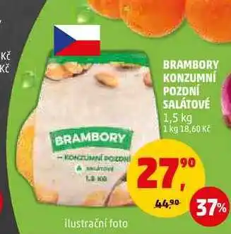 Penny Market Brambory konzumní pozdní salátové, 1,5 kg nabídka