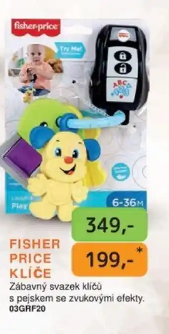 Dráčik FISHER PRICE KLÍČE nabídka