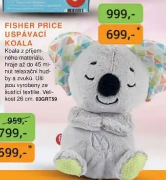 Dráčik FISHER PRICE USPÁVACÍ KOALA nabídka