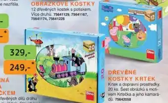 Dráčik DŘEVĚNÉ KOSTKY KRTEK nabídka