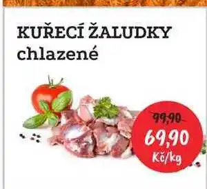 RABBIT řeznictví Kuřecí žaludky chlazené 1kg nabídka
