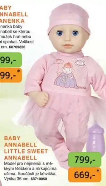 Dráčik BABY ANNABELL LITTLE SWEET ANNABELL nabídka
