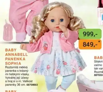 Dráčik BABY ANNABELL PANENKA SOPHIA nabídka