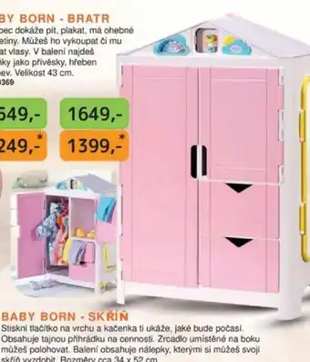 Dráčik BABY BORN - SKŘÍŇ nabídka