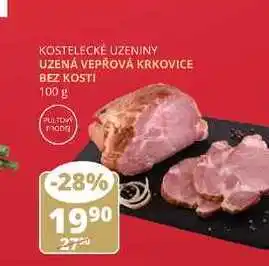 Uzená vepřová krkovice bez kosti 100 g