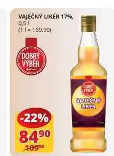 Flop Vaječný likér 17%, 0,5l nabídka