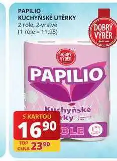 Flop Papilio kuchyňské utěrky 2 role, 2-vrstvé nabídka