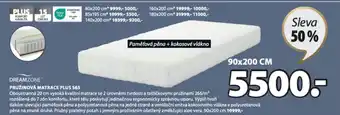 JYSK PRUŽINOVÁ MATRACE PLUS S65 nabídka