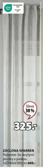 JYSK ZÁCLONA SPARREN nabídka