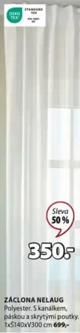JYSK ZÁCLONA NELAUG nabídka