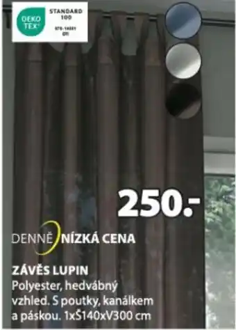 JYSK ZÁVĚS LUPIN nabídka