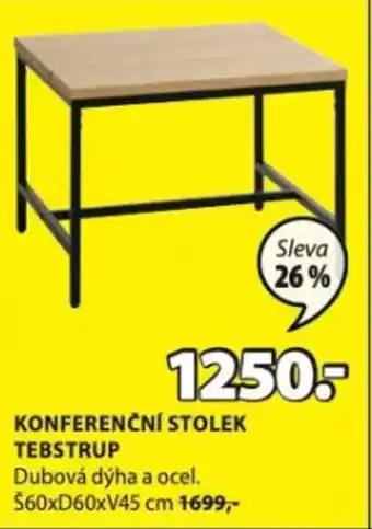 JYSK KONFERENČNÍ STOLEK TEBSTRUP nabídka