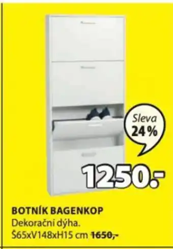 JYSK BOTNÍK BAGENKOP nabídka