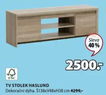 JYSK TV STOLEK HASLUND nabídka
