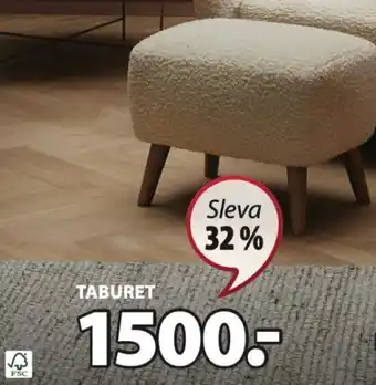 JYSK TABURET nabídka