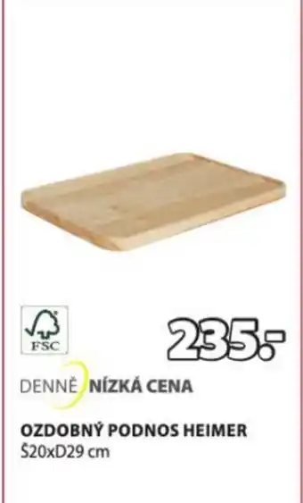 JYSK OZDOBNÝ PODNOS HEIMER nabídka