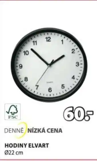 JYSK HODINY ELVART nabídka