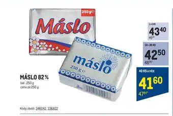 Makro MÁSLO 82% nabídka