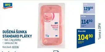 Makro DUŠENÁ ŠUNKA STANDARD PLÁTKY nabídka