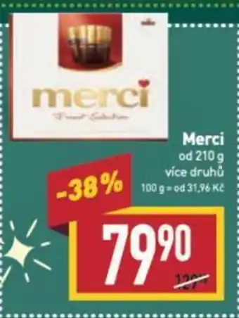 Billa Merci od 210 g nabídka