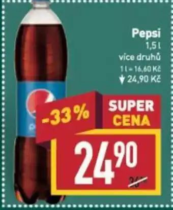 Billa Pepsi 1,5 l. nabídka