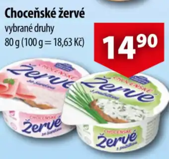 CBA Choceňské žervé nabídka
