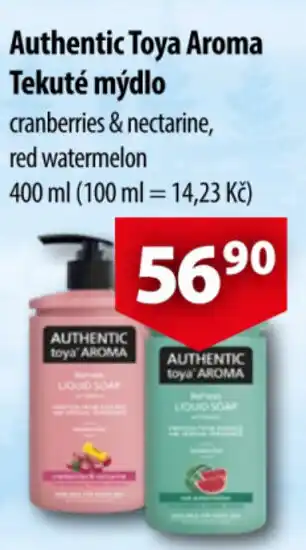 CBA Authentic Toya Aroma Tekuté mýdlo nabídka