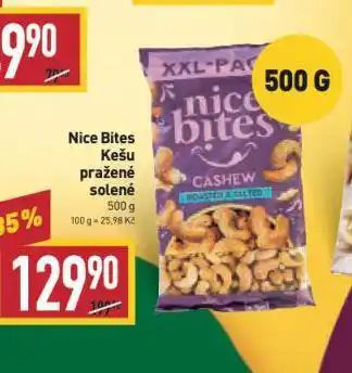 Billa Nice bites kešu pražené solené nabídka
