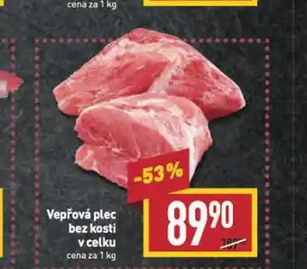 Billa Vepřová plec bez kosti nabídka