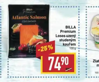 Billa Billa premium losos uzený studeným kouřem nabídka