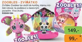 Dráčik ZOOBLES - ZVÍŘÁTKO nabídka