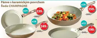 Pánve s keramickým povrchem Řada CHAMPAGNE