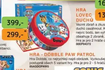 Dráčik HRA - DOBBLE PAW PATROL nabídka