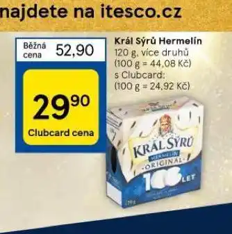 Tesco Král sýrů hermelín nabídka